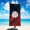 Di Telo Mare Microbre Stampato Pallavolo Telo Mare Elegante e Funzionale per il Divertimento Estivo Elegante Assorbente per l'Estate Grande