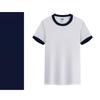 Summer Kids' Cotton Crew Neck Short Sleeve T-shirt with Custom Logo - Lightweight Solid Color Uniform Base Layer