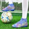 Herren Fußballschuhe Große Größe Ultraleicht Fußballschuhe Jungen Sneaker Rutschfest AG/TF Fußballschuhe Knöchelstiefel Unisex