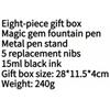 1SET Magic Gem Feather Pen Harry Potter European Vintage Fire Lacquer Seal Dip Pen Pen Gift Box Birthday Gift