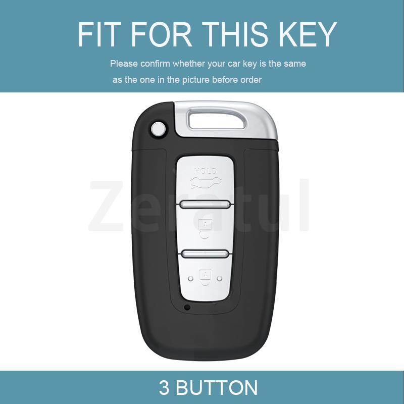 3 Button Tpu For Kia Sonata 8 Sr Ix35 Elantra I30 Soul Hyundai Veloster Solaris Hb20 Rohens Car Key Case Keyless Cover Keychains