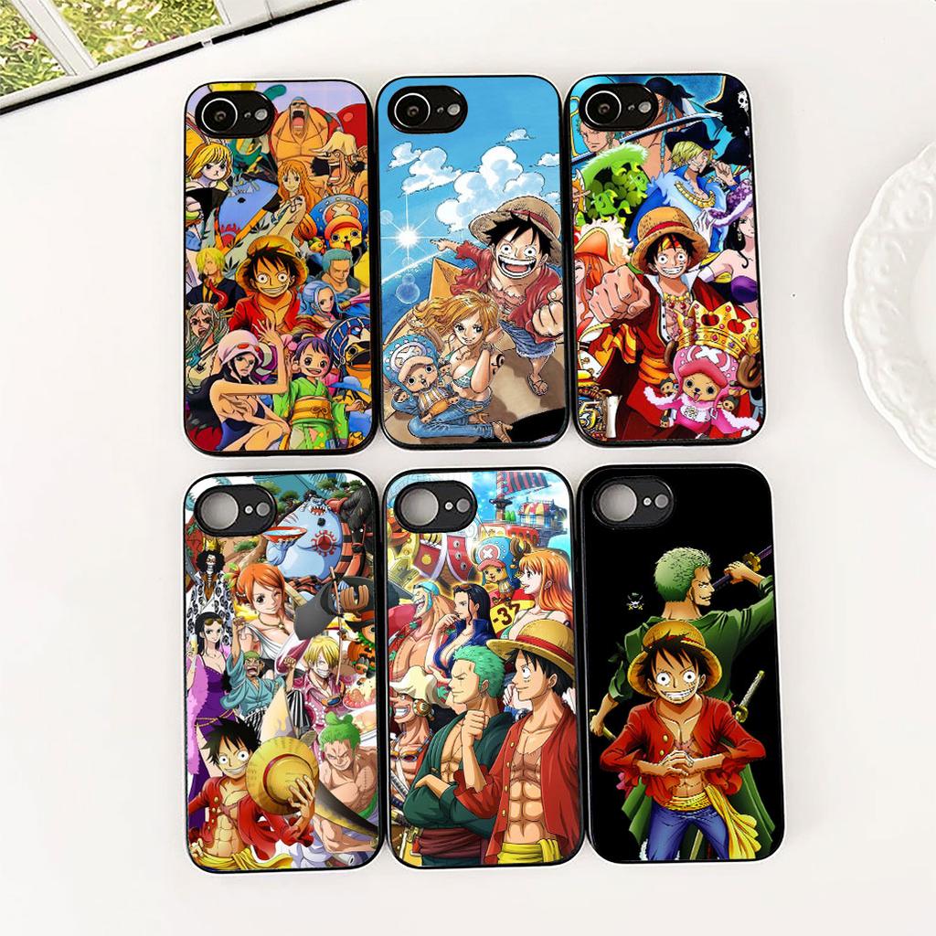 For Samsung Galaxy S24 S25 S23 FE Ultra Plus S7 Edge S25+ S23+ A56 5G Phone Cover Soft Case Nami One Pieces Luffy Roronoa Zoro