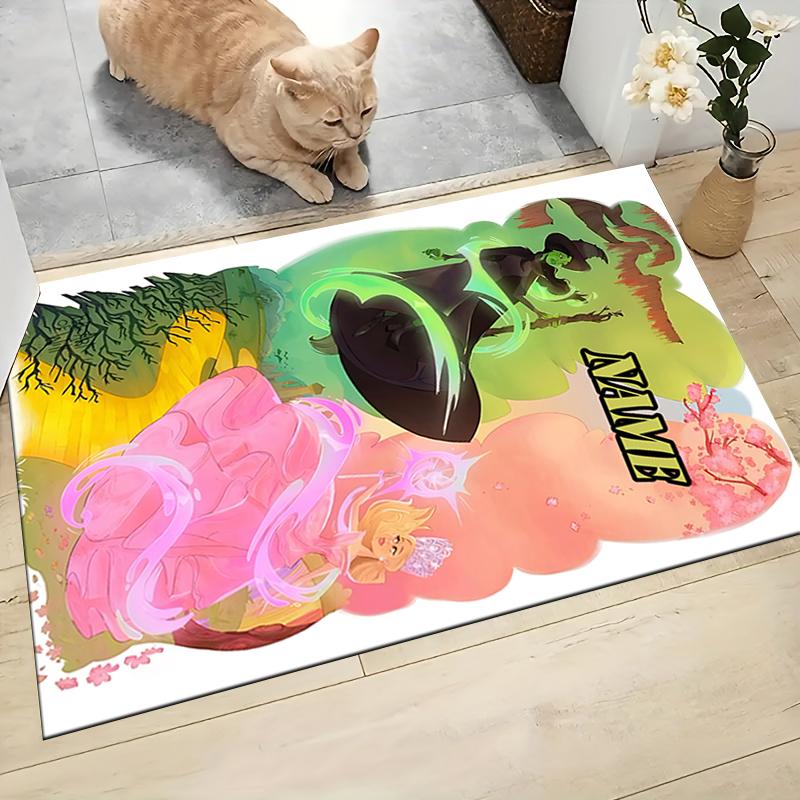 Custom Name Magic City Carpet Rug Customizable Soft Washable Anti-Slip Home Living Room Sofa Mats Personalized Rug. 0909329