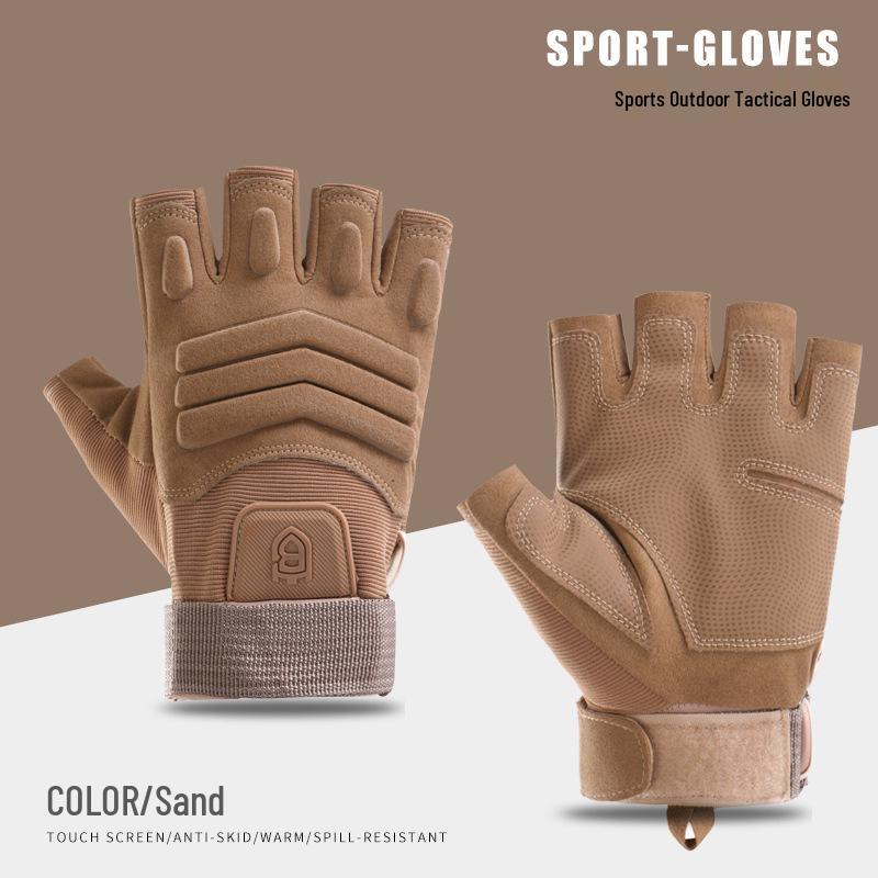 Men s Special Forces Tactical Half-Finger and Full-Finger Gloves for Spring and Summer Outdoor Sports.
