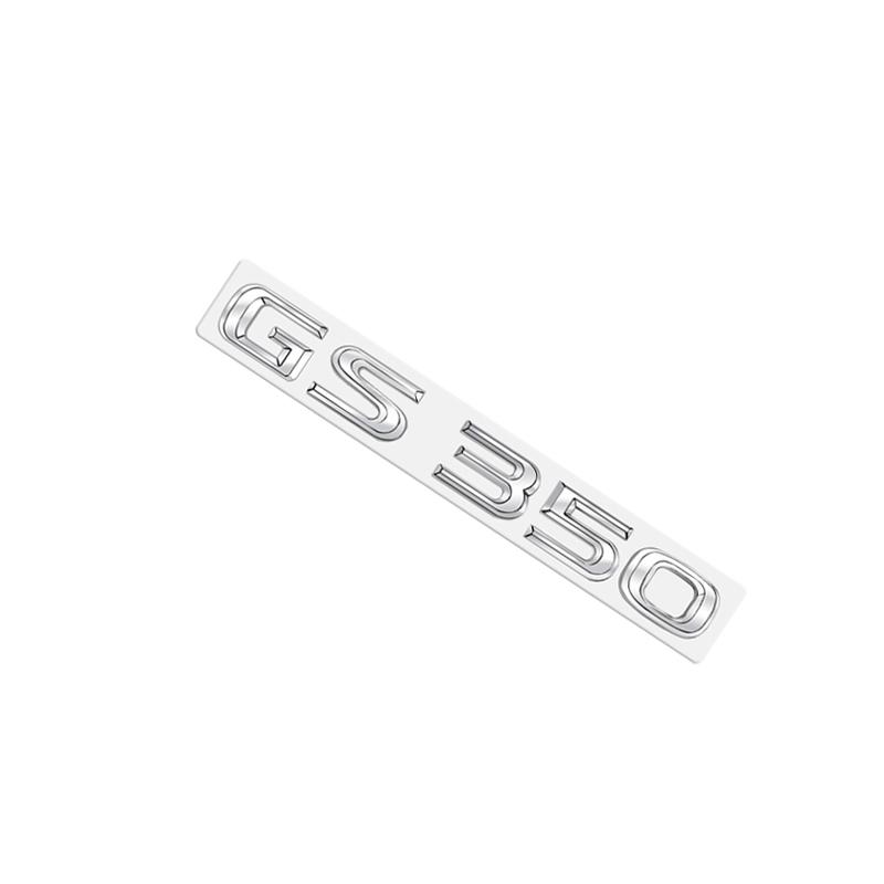 Metal Emblem Car Sticker Badge Decal Body Trunk Decor for Lexus Hybrid GS300 GS430 GS460 GX400 NX300 RX300 Chrome Silver