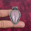 Rose Quartz Jewelry, 925 Solid Sterling Silver Pendant Handmade Gemstone Jewelry, Gifts For Wife Brand New Pendant