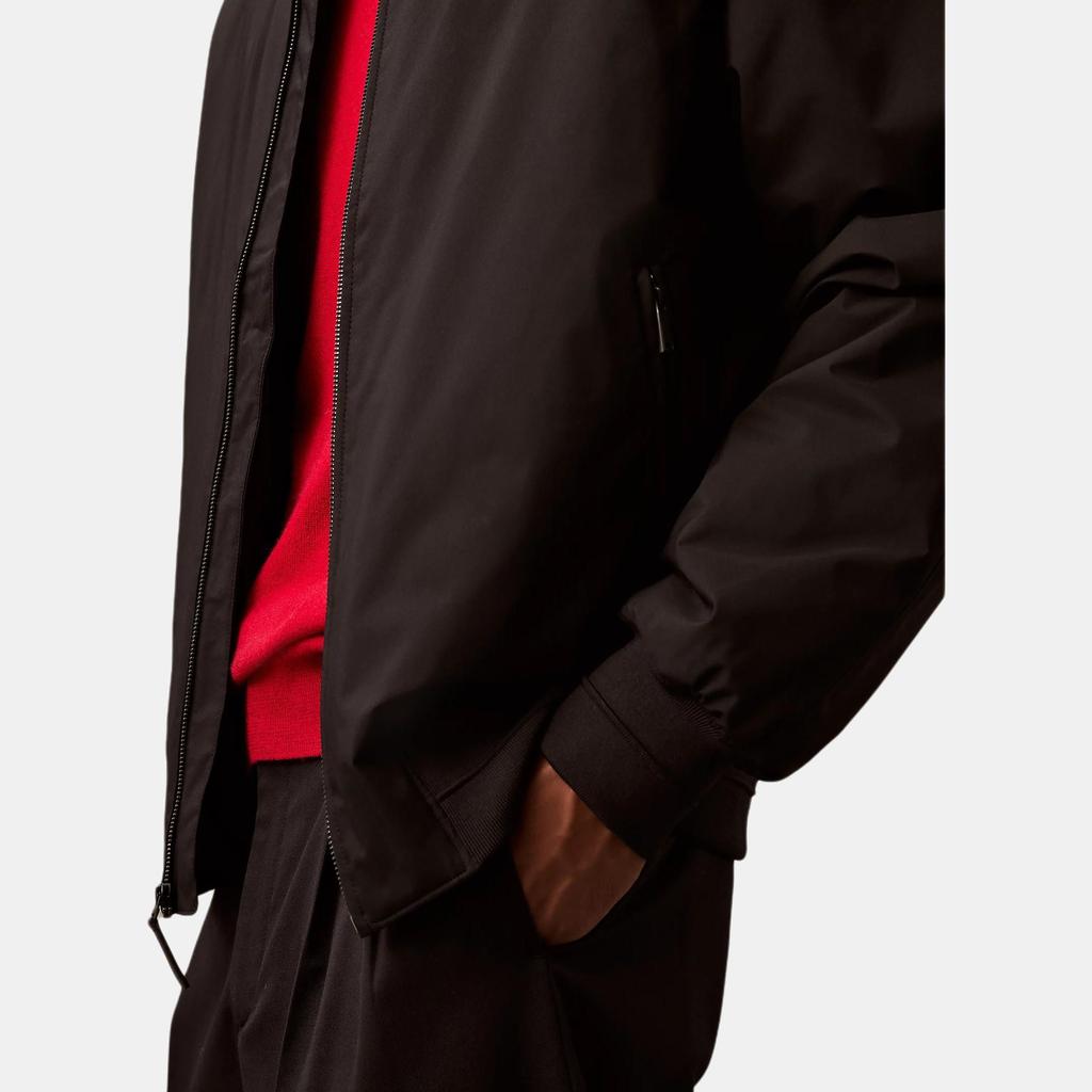 Calvin Klein Comfortable Solid Color Minimalist Long Sleeve Jacket Men Jackets Black 00040EM567-UB1