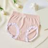 8Pcs Low Waist Ruffles Briefs Female Lingerie Bow Underpants Simple Women Panties Set  Daily Sports