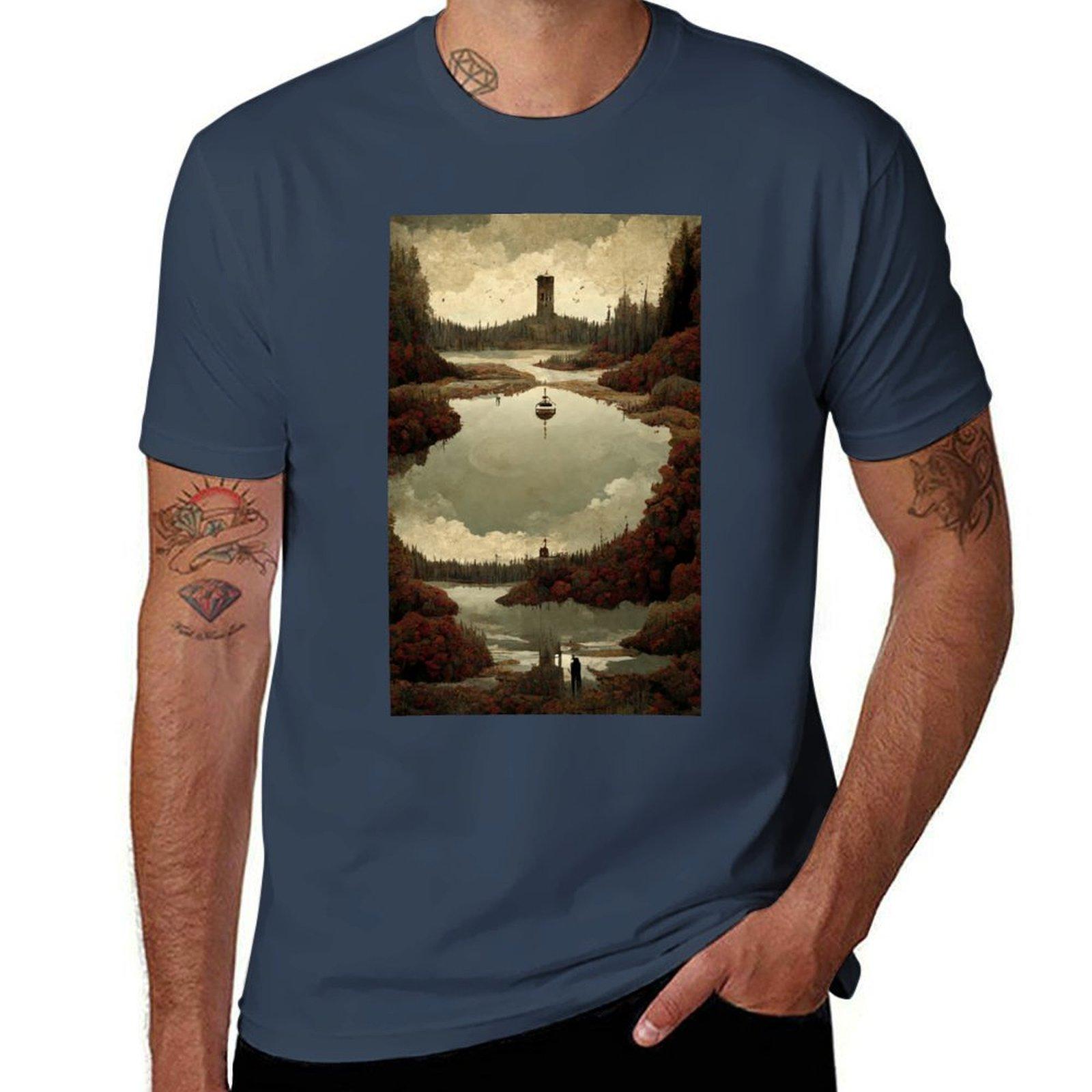 Rusty Lake T-Shirt t shirt man designer t shirts for man pack white t shirt for man T-Shirt S