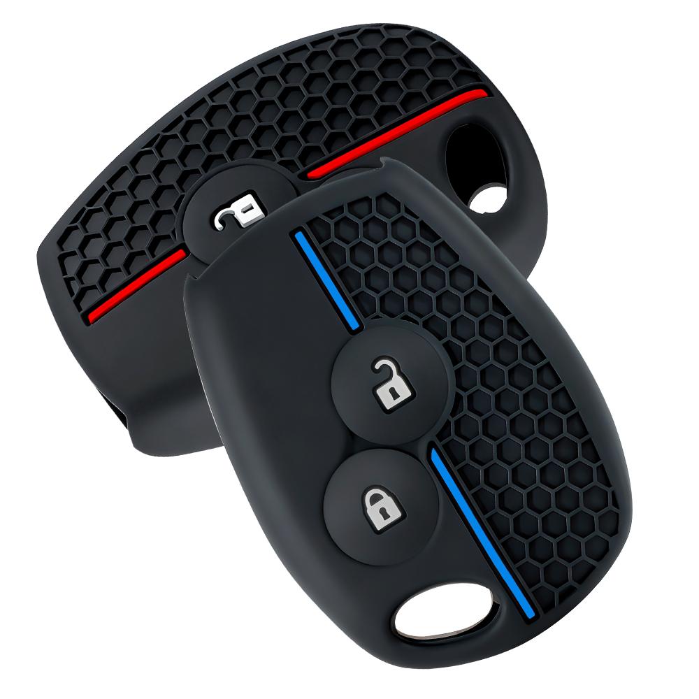 2 Buttons Silicone Car Key Case For Renault Trafic Clio Duster Logan Dacia Sandero For Nissan Terrano Almera