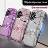 Verlauf Diamant Liebe Für iPhone 17 16 15 14 13 Plus 12 mini 11 Pro Max XR Xs Max X 7 8 6S 22 20 Elliptische Glas Handyhülle