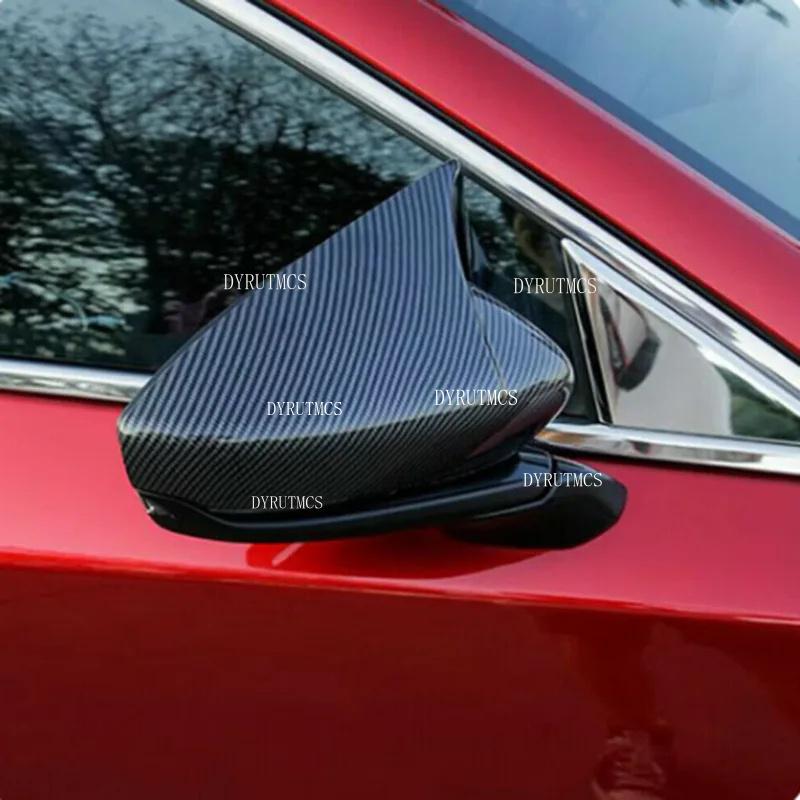 Car Rearview Side Mirror Cover For Mazda CX30 CX-30 Wing Cap Exterior Door Rear View Case Trim Sticker