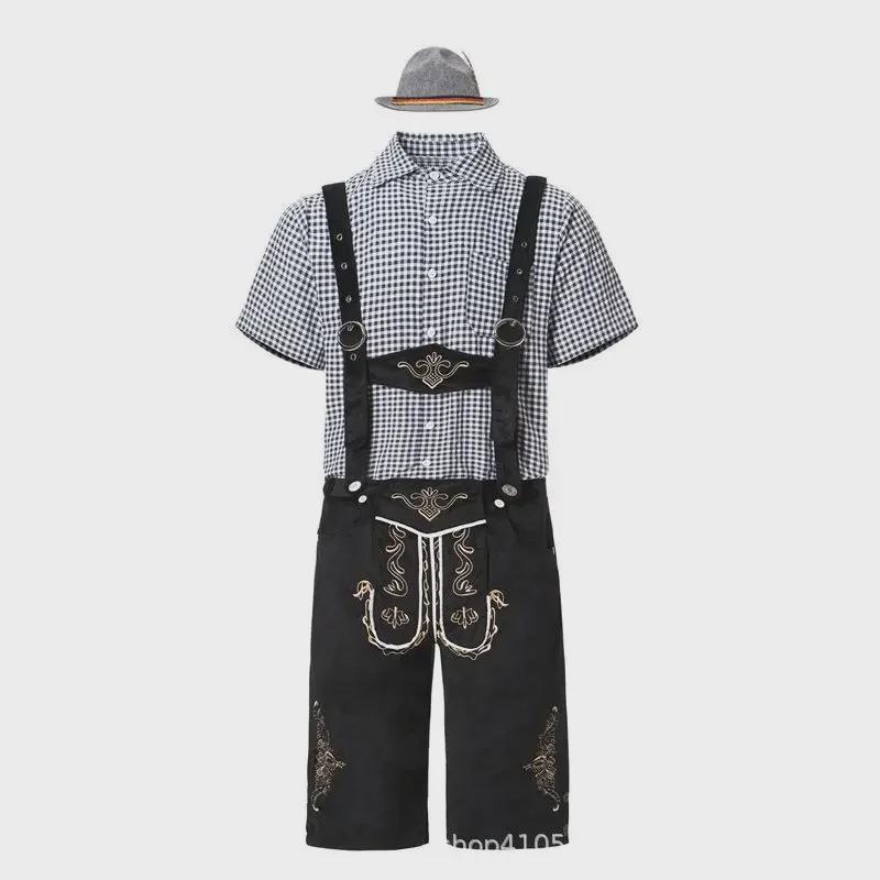 Ανδρική Παραδοσιακή Γερμανική Στολή Φεστιβάλ Μπύρας για Cosplay Oktoberfest