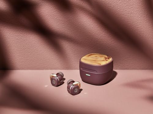 Audio-Technica ATH-SQ1TW2 GY Earphones Bluetooth Macchiato Pattern 20 Hours Multi-point Compatible Charcoal Gray