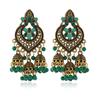 Retro Indian Bollywood Kundan Jhumka Jhumki Drop Earrings Gypsy Fashion Jewelry