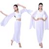 Women's Fairy Chiffon Crop Top Set for Dance and Yoga Practice