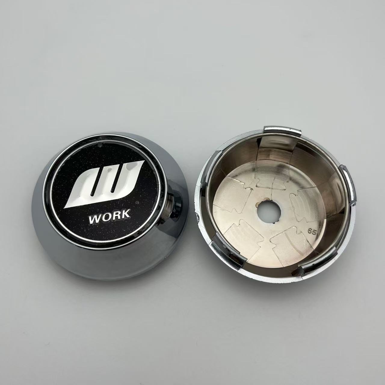 4pcs W Work Logo Emblem Car Wheel Center Caps 60mm 64mm 65mm 68mm 69mm Wheels Rim Hubcaps High Cover Replace Styling Accessories W Work Badge