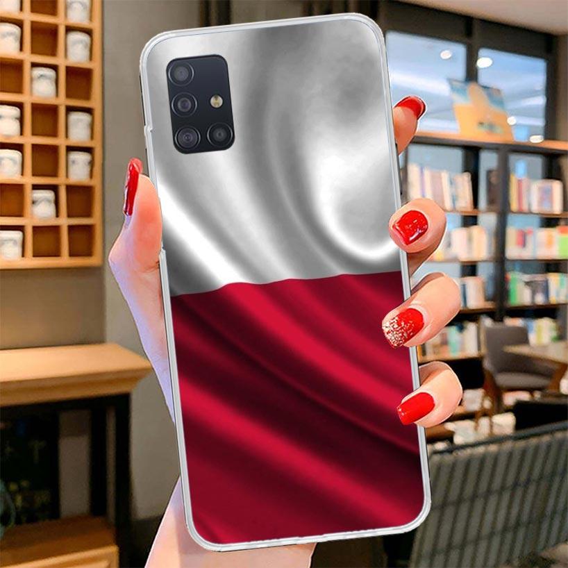 

Poland Flag Cover Phone Case For Samsung Galaxy A12 A22 A32 A52 A72 A02S Phone Case Note 20 Ultra 10 S10 Plus A51 A71 A50S A20S Samsung S10