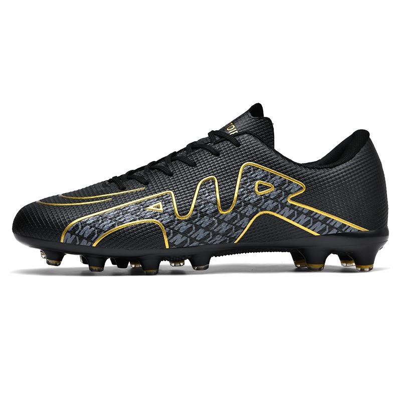 Original Mens Soccer Shoes Field Training Turf TF/FG Sports Society Football Boot  PU Leather Lightweight Football Shoes Men