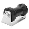 5 Inch Rubber Boat Trailer Roller with Steel Bracket Keel Roller Assembly Kit for Replacement