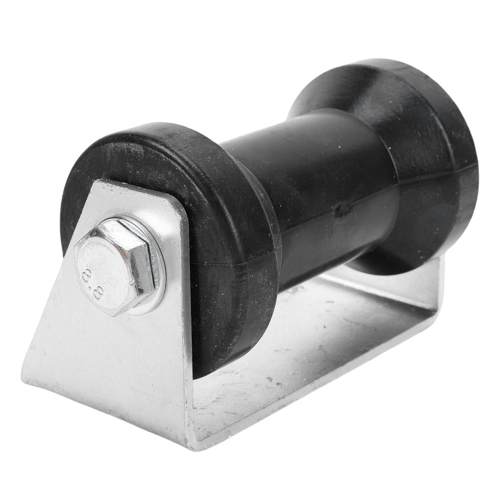 5 Inch Rubber Boat Trailer Roller with Steel Bracket Keel Roller Assembly Kit for Replacement