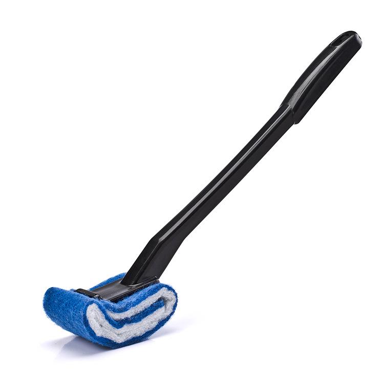 Ergonomischer Griff Weiche Borsten Toilettenbürste, Keine Toten Winkel Langlebig Spülfrei Badezimmer Reinigungsgerät für Haushalts-Toilettenfleckenentfernung