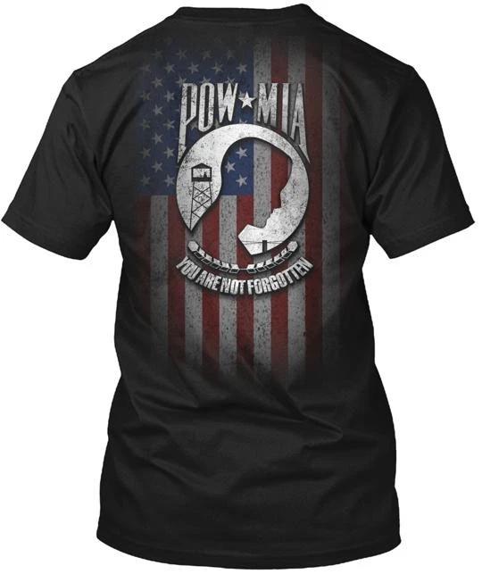 

Pow Mia American Flag T shirt Made in the USA Size S to 5XL M
