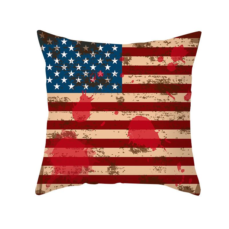 Kissenbezug Einfacher Pfirsichhaut-Druck Kissenbezug Sofakissenbezug