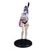 Yuna Bunny Girl Anime Figure Standing Pose Purple Hair Boxed Collectible Model Desktop Decoration Gift For Fans Collectors Poseable Articulated Scale