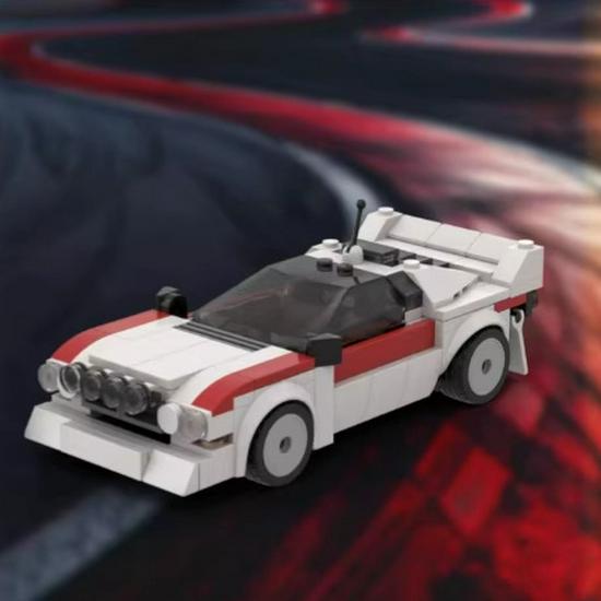 In Stock MOC-130287 Small Particle Speed Display Car Building Blocks Educational Toy Model for Kids