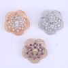 Koreanische Mode Neue Brosche Strass Blume Staubblatt Blume Kristall Brosche Strickjacke Pullover Stil Kleidung Zubehör Brosche