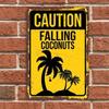 Retro Palm Tree Metal Sign Beach Decor Vintage Coconut Wall Art