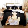 Gokukoku No Brynhildr Bedding Set Single Twin Full Queen King Size Bed Adult Kid Bedroom Duvet Cover Anime Bed Sheet