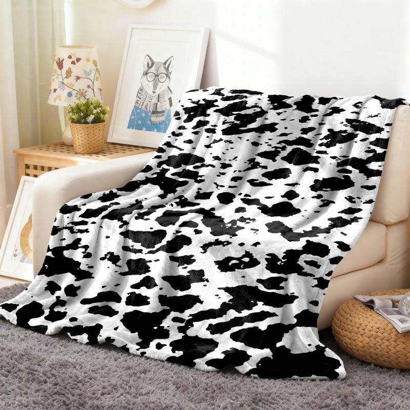 1PC Throw Leopard Pattern Animals Skin Pattern Flannel Blanket Thin Throw Soft Warm Blankets Festival Pefect Gift All Season Use