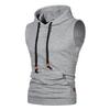 New Fashion Zipper Cardigan Sweater Mens Sleeveless Hooded Vest Jacket Plus Size S-4XL Streetwear Vest Hoodies