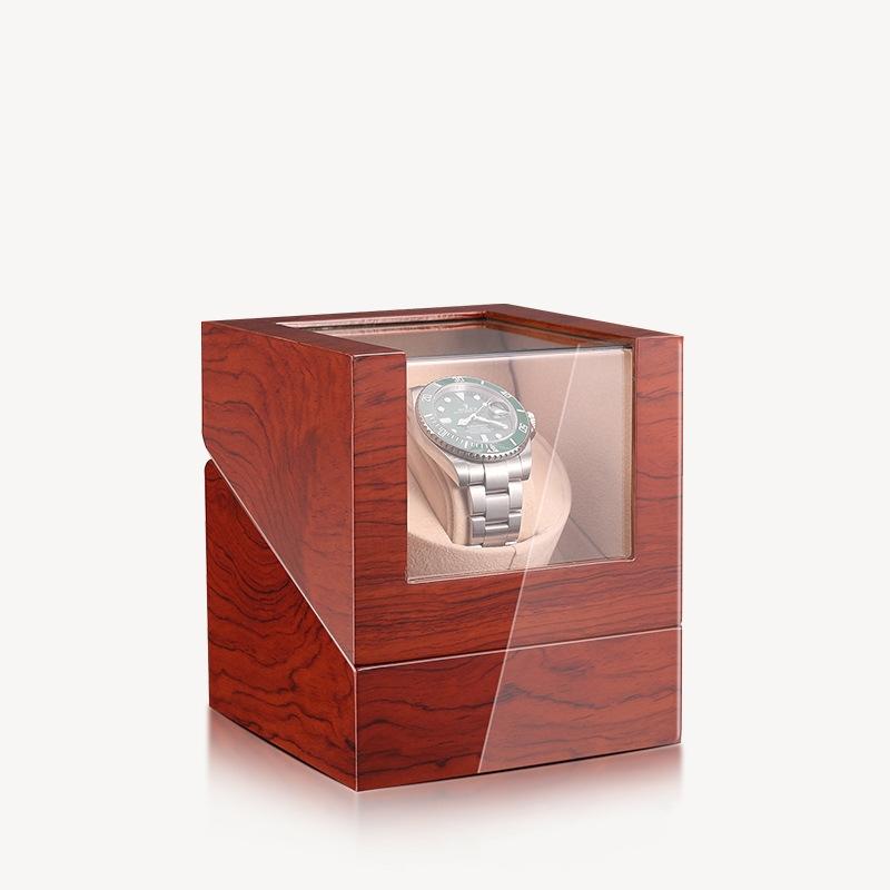 Watch Winder Box for Automatic Watches Mechanics Watch Box Automatic Winder Use USB Cable / with Battery Option Wooden Box
