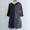 Spring and Autumn Women's Dress Large Size Splicing Irregular Dress Thin Dress