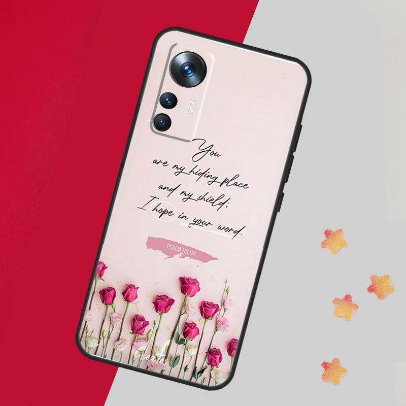 Christian Psalms Case For Xiaomi 15 Ultra 13 14 11T 12T 13T 14T Pro Cover For POCO F7 F6 F5 X3 X5 X6 X7 Pro