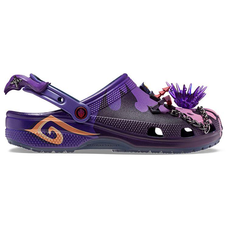 Crocs Honor Of Kings X  Classic Clog EVA Floral Pattern Beach Sandals Sun Wukong Collectors Edition Unisex Sandals Blue 208115-410