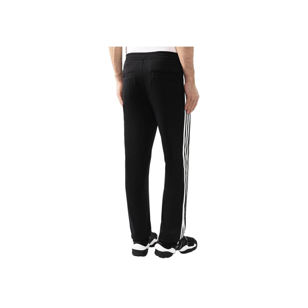 Y-3 Striped Elastic Straight Fit Casual Pants Men Bottoms Black DY7295