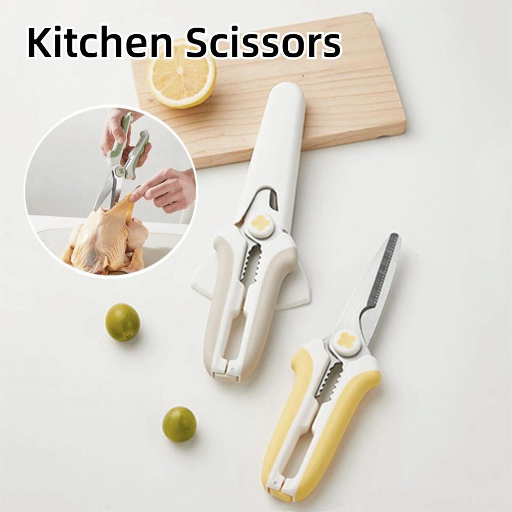 with Magnetic Cover Food Shears Stainless Steel Utility Scissors Kitchen Scissors Poultry