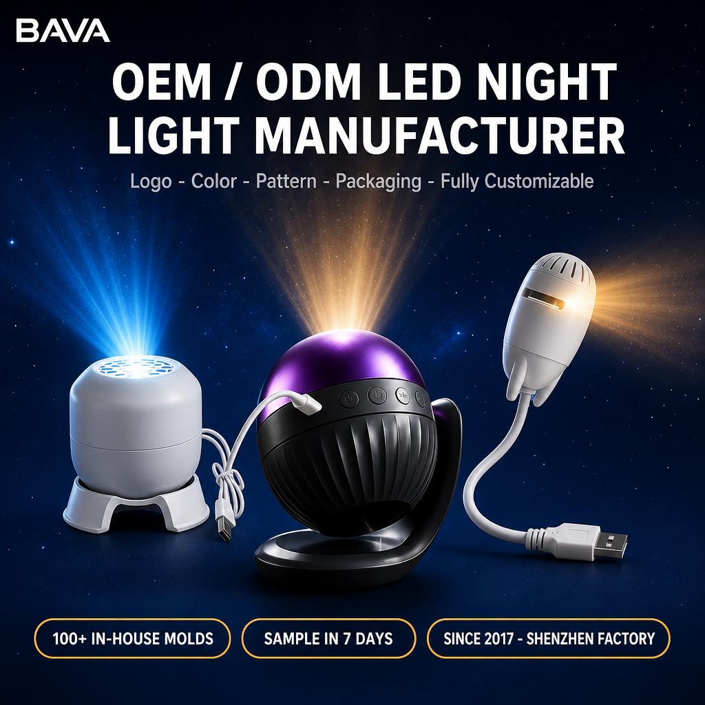 8 Patterns Christmas LED Projector Light Smart Dynamic Plug Play Rotatable USB Night Lamp for Bedroom Holiday Party Xmas Decor