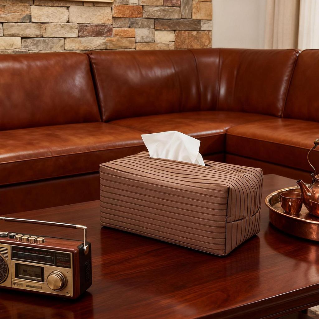 Taschentuchboxabdeckung Serviettenhalter Heimdeko Stilvoller Gesichtsspender Rechteckig für Büro