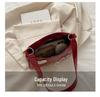 2025 Autumn/Winter Women's Large Capacity Peach Heart Crossbody Shoulder Bag