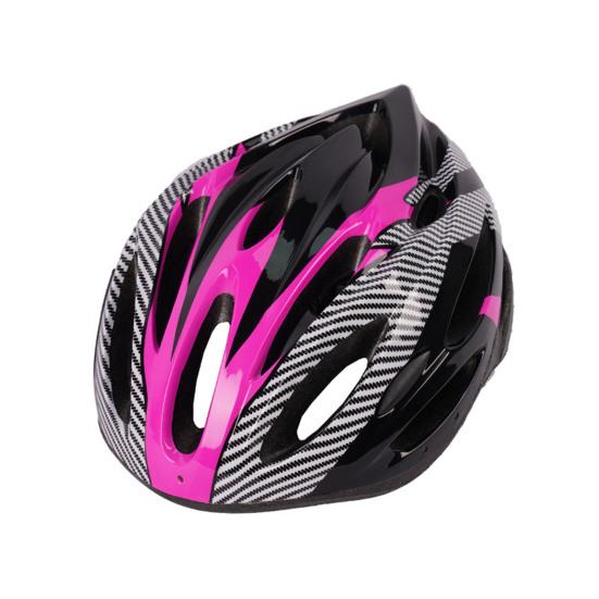 Unisex Streifenmuster Fahrradhelm Outdoor Sport Fahrrad Zubehör