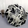 1pc Leopard Floral Automatic Folding Umbrella with 8-Rib Windproof Design, Portable Foldable Sunshade Umbrella For Halloween 009