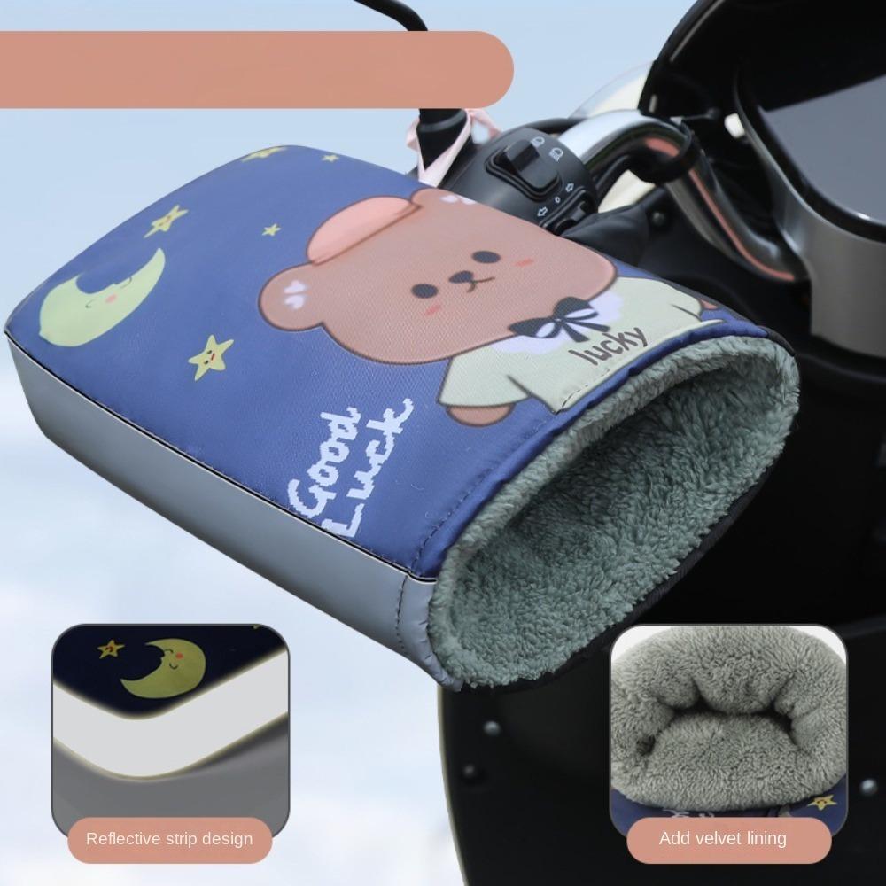 Windproof Electric Vehicle Warm Gloves Breathable Scooters Hand Guards  Cycling Driving