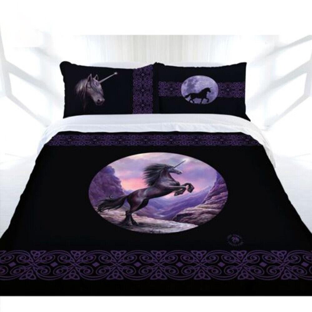 Gotická Fantasy Quilt Doona Anne Stokes Sada povlaků na přikrývku SINGLE DOUBLE QUEEN KING