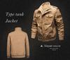 Men's Autumn/Winter Military-Style Cotton Jacket, Plus Size, Trendy Workwear 9931
