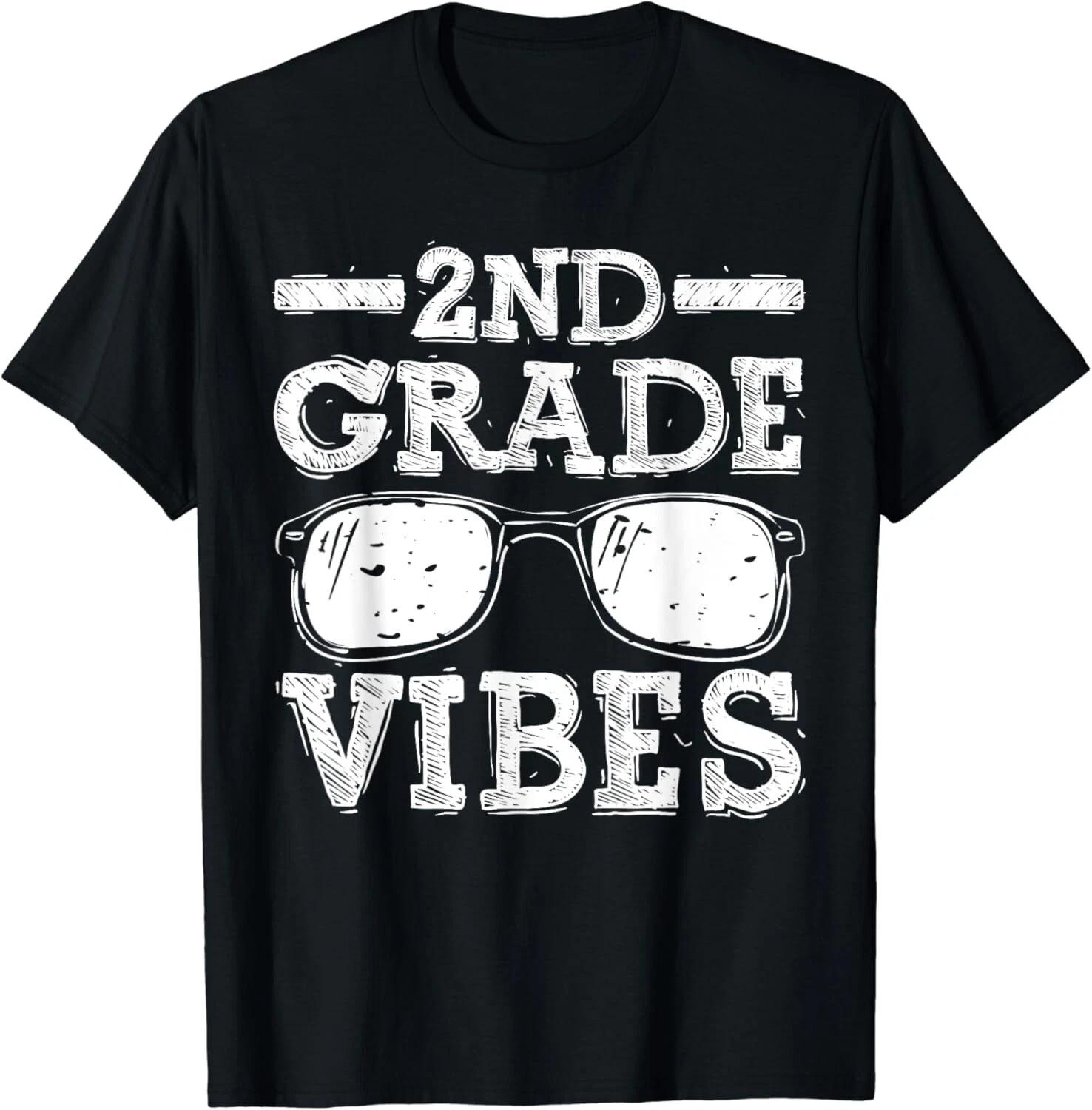 Back To School 2nd Grade Vibes Shirt_ First Day Teacher Gift Unisex T-Shirt 4XL